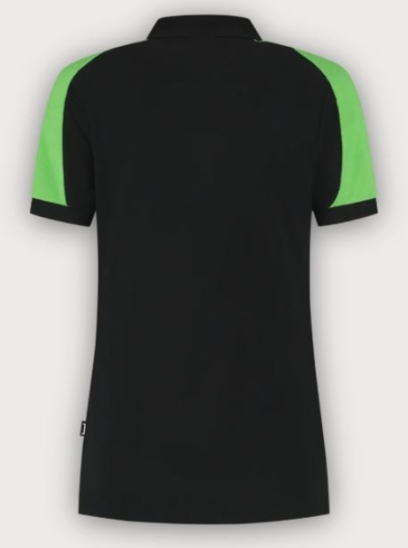 Tricorp Poloshirt Bicolor Redefined Damen, Black-Lime