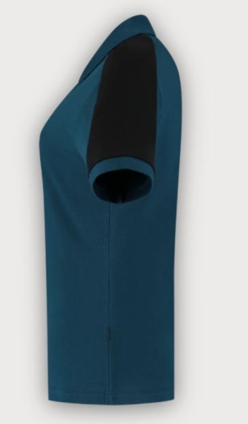 Tricorp Poloshirt Bicolor Redefined Damen, Teal-Black