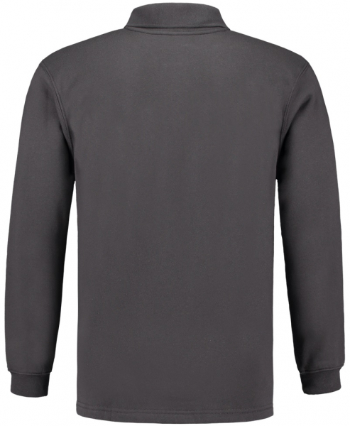 TRICORP-Worker-Shirts, Sweatshirt, Polokragen, Basic Fit, Langarm, 280 g/m², darkgrey