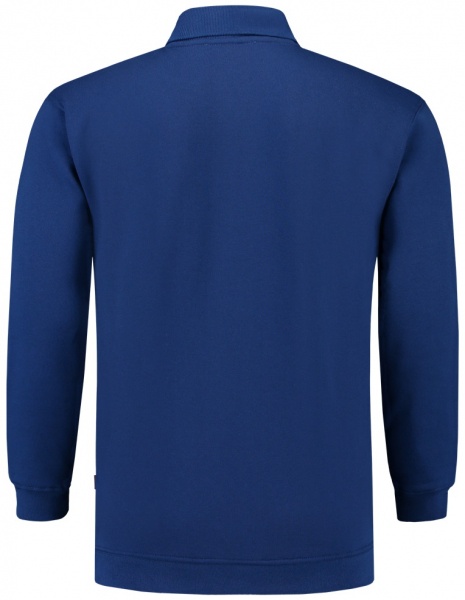 TRICORP-Worker-Shirts, Sweatshirt Polokragen und Bund, Basic Fit, Langarm, 280 g/m², royalblue