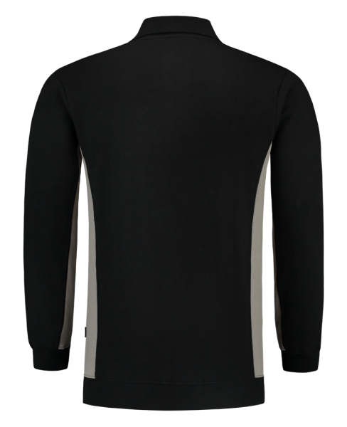TRICORP-Worker-Shirts, Polosweater, mit Brusttasche, Bicolor, 280 g/m², black-grey