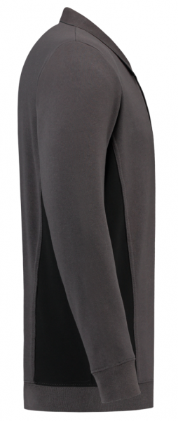 TRICORP-Worker-Shirts, Polosweater, mit Brusttasche, Bicolor, 280 g/m², darkgrey-black