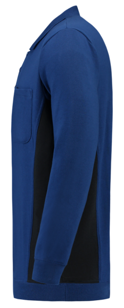 TRICORP-Worker-Shirts, Polosweater, mit Brusttasche, Bicolor, 280 g/m², royalblue-navy