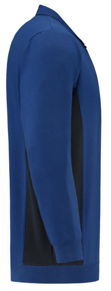 TRICORP-Worker-Shirts, Polosweater, mit Brusttasche, Bicolor, 280 g/m², royalblue-navy