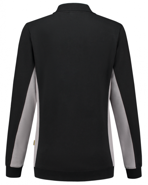 TRICORP-Worker-Shirts, Damen-Sweatshirt mit Polokragen, 280 g/m², black-grey