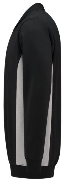 TRICORP-Worker-Shirts, Sweatshirt mit Polokragen, 280 g/m², black-grey