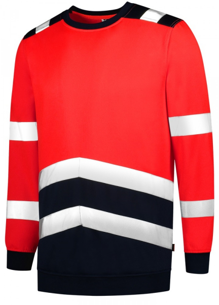 TRICORP-Warnschutz, Sweatshirt, Bicolor, 280 g/m², red-ink