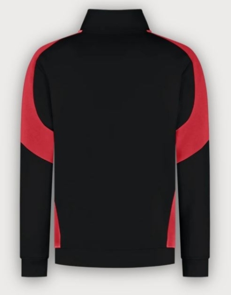 Tricorp Sweatjacke Bicolor Redefined, Black-Brightred