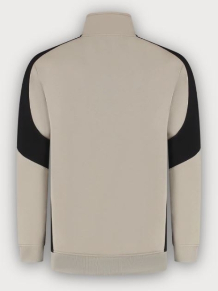 Tricorp 1/4 Zip Sweatshirt Bicolor Redefined, Sand-Black