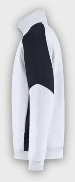 Tricorp 1/4 Zip Sweatshirt Bicolor Redefined, White-Anhracite