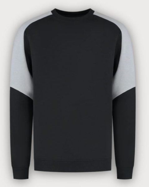 Tricorp Sweatshirt Bicolor Redefined, Black-Grey