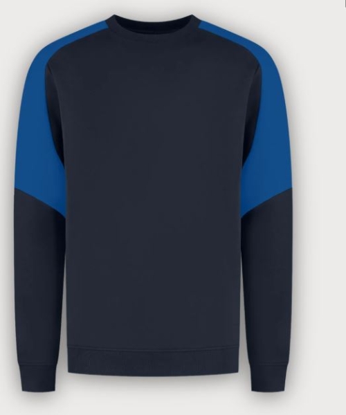 Tricorp Sweatshirt Bicolor Redefined, Ink-Royal Blue