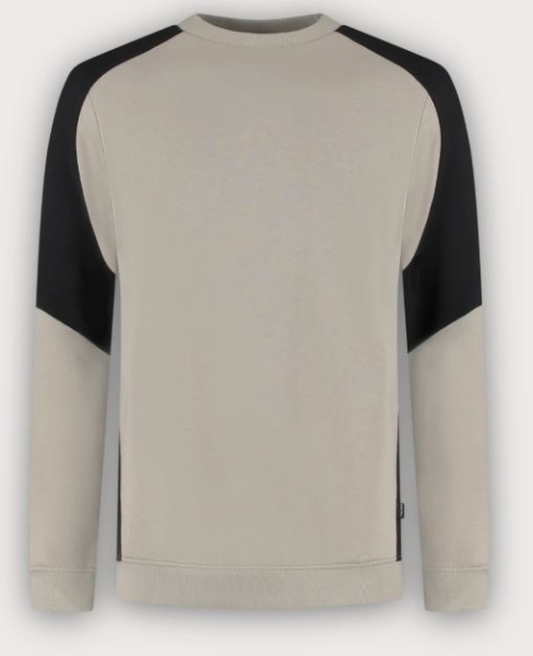 Tricorp Sweatshirt Bicolor Redefined, Sand-Black