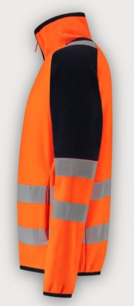 Tricorp Warnschutz Fleecejacke High Vis Redefined, Fluor Orange-Ink