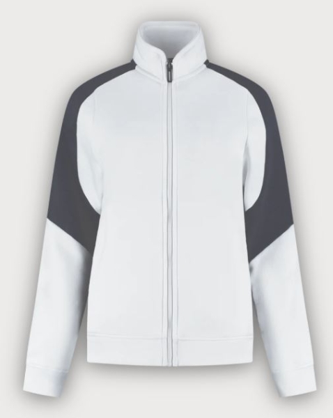 Tricorp Sweatjacke Bicolor Redefined Damen, White-Anthracite