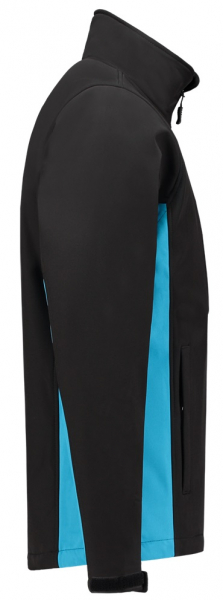 TRICORP-Workwear, Softshelljacke, Bicolor, 340 g/m², black-turquoise