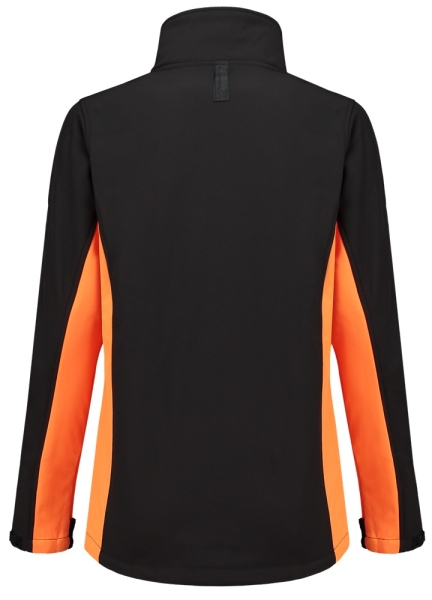 TRICORP-Workwear, Damen-Softshelljacke, Bicolor, 340 g/m², black-orange