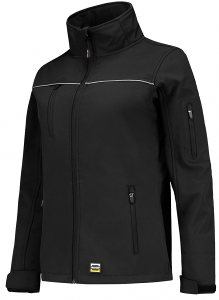 TRICORP-Workwear, Softshelljacke Exzellent Damen, Basic Fit, 340 g/m², black