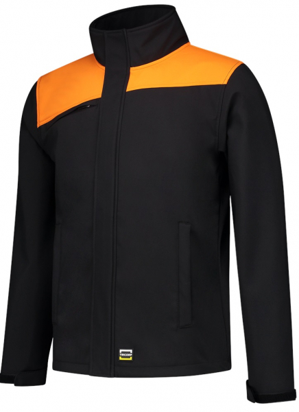 TRICORP-Workwear, Softshelljacke Bicolor, Basic Fit, 340 g/m², black-orange