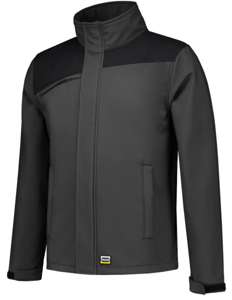 TRICORP-Workwear, Softshelljacke Bicolor, Basic Fit, 340 g/m², darkgrey-black
