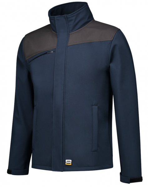 TRICORP-Workwear, Softshelljacke Bicolor, Basic Fit, 340 g/m², ink-darkgrey