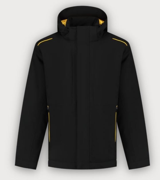 Tricorp Softshelljake Winter Tech Shell Accent, Black-Yellow