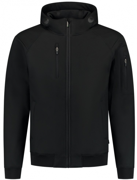 TRICORP-Workwear, Softshelljacke mit Kapuze, Bomber, RE2050, black