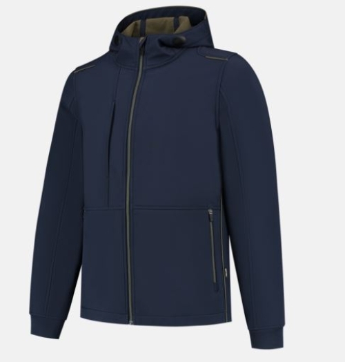 TRICORP-Softshelljacke mit Kapuze, Accent, ink/army