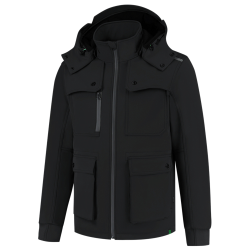 TRICORP-Winter Softshellparka Rewear, black
