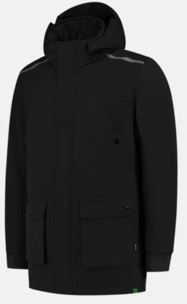 TRICORP-Winter Softshellparka Rewear, black