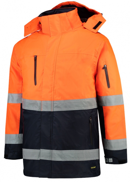 TRICORP-Warnschutz, Parka EN ISO 20471 Bicolor, Basic Fit, 200 g/m², fluor orange-navy