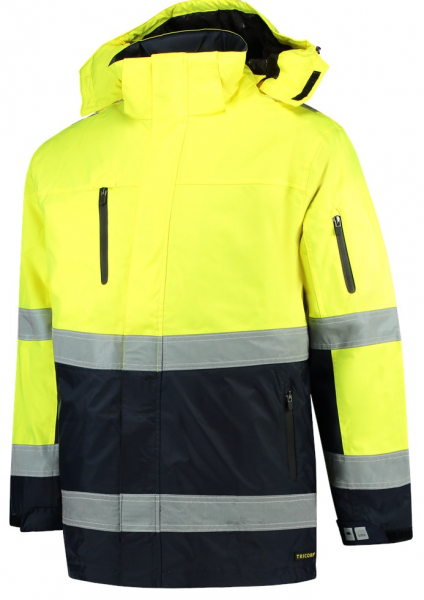 TRICORP-Warnschutz, Parka EN ISO 20471 Bicolor, Basic Fit, 200 g/m², fluor yellow-navy