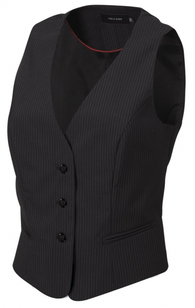 TRICORP-Workwear, Weste Damen, Basic Fit, 270 g/m², black-stripe