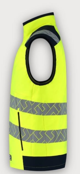 Tricorp Warnschutz Weste Bodywarmer High Vis Redefined, Fluor Yellow-Ink