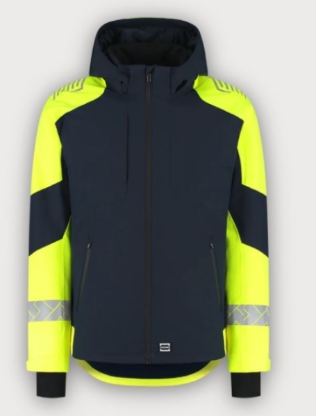 Tricorp Warnschutz Winterjacke Ripstop Reflective Redefined, Ink-Fluor Yellow
