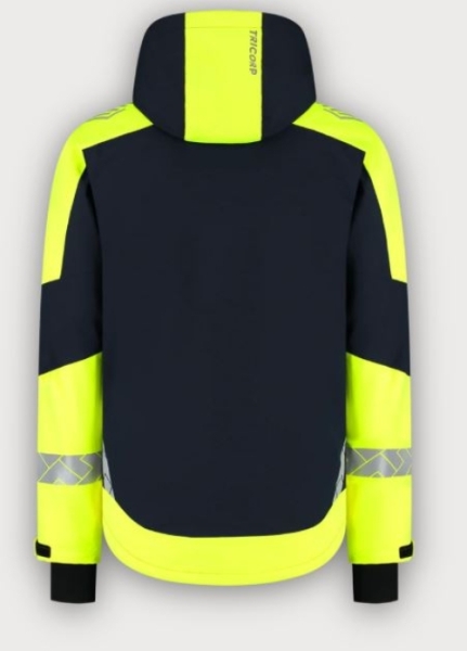 Tricorp Warnschutz Winterjacke Ripstop Reflective Redefined, Ink-Fluor Yellow