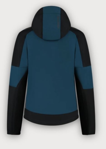 Tricorp Softshelljacke Kapuze Bicolor Redefined Damen, Teal-Black