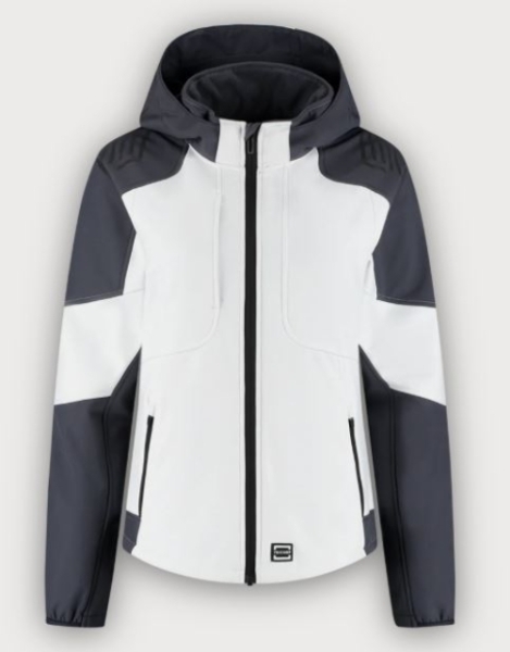 Tricorp Softshelljacke Kapuze Bicolor Redefined Damen, White-Anthracite