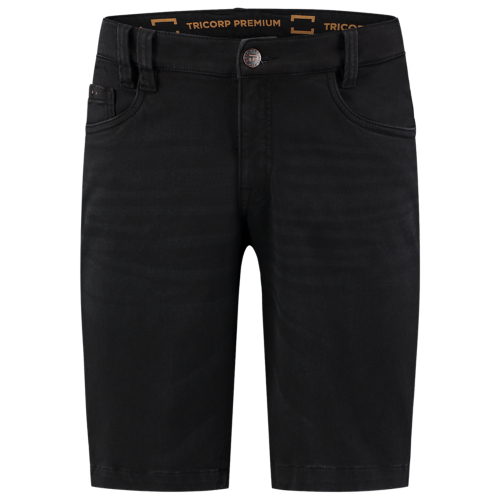 TRICORP-Jeans-Shorts, Premium, Stretch, 360 g/m², denimblack