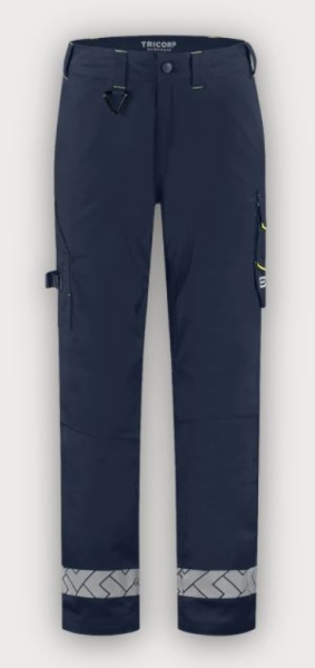 Tricorp Arbeitshose Funktionelle Stretch Reflective Redefined, Ink-Fluor Yellow