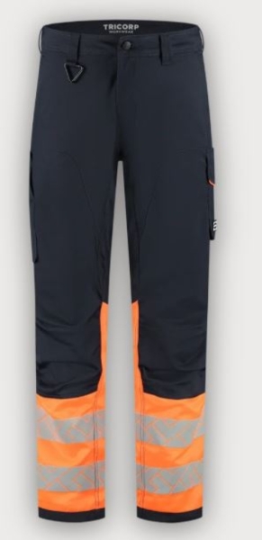 Tricorp Warnschutz Arbeitshose 2-Way Stretch High Vis Redefined, Ink-Fluor Orange