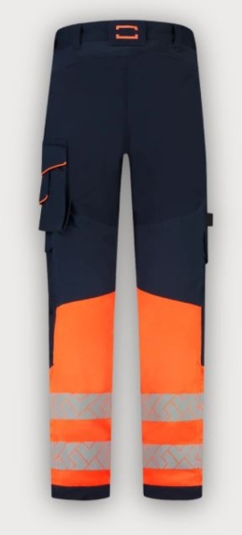 Tricorp Warnschutz Arbeitshose Funktionelle Stretch High Vis Redefined, Ink-Fluor Orange