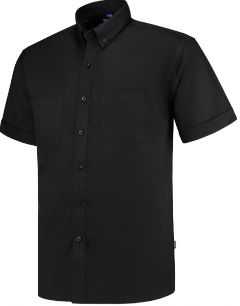 TRICORP-Workwear, Arbeitshemd Kurzarm Basis, Basic Fit, 150 g/m², black