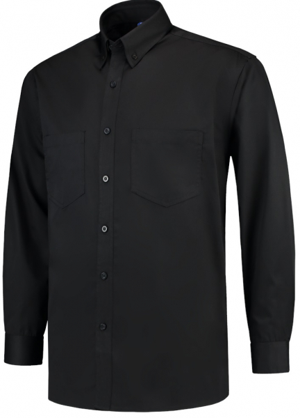 TRICORP-Workwear, Arbeitshemd Langarm Basis, Basic Fit, 150 g/m², black