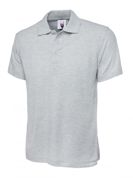 Uneek-Clothing-Classic Poloshirt, heather grey