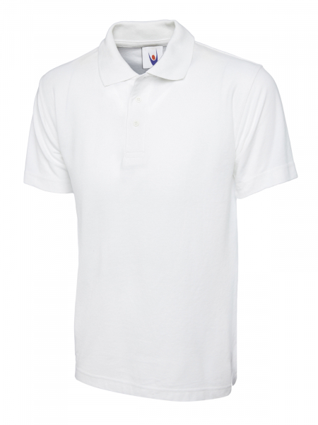 Uneek-Clothing-Classic Poloshirt, weiss