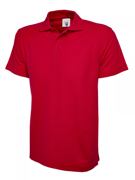 Uneek-Clothing-Active Poloshirt, rot
