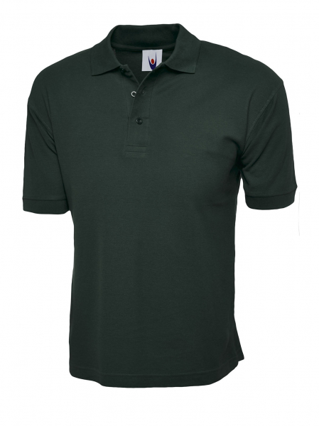 Uneek-Clothing-Cotton Rich Poloshirt, flaschengrün
