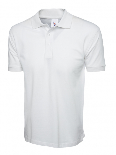 Uneek-Clothing-Cotton Rich Poloshirt, rot