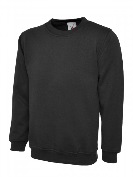 Uneek-Clothing-Classic Sweatshirt, black